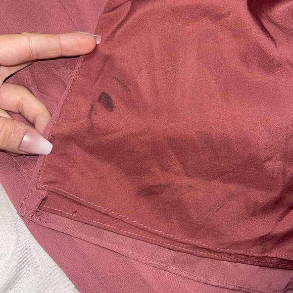 Azazie A-Like Off The Shoulder Chiffon Floor-Length Dress - Picture 7 of 7